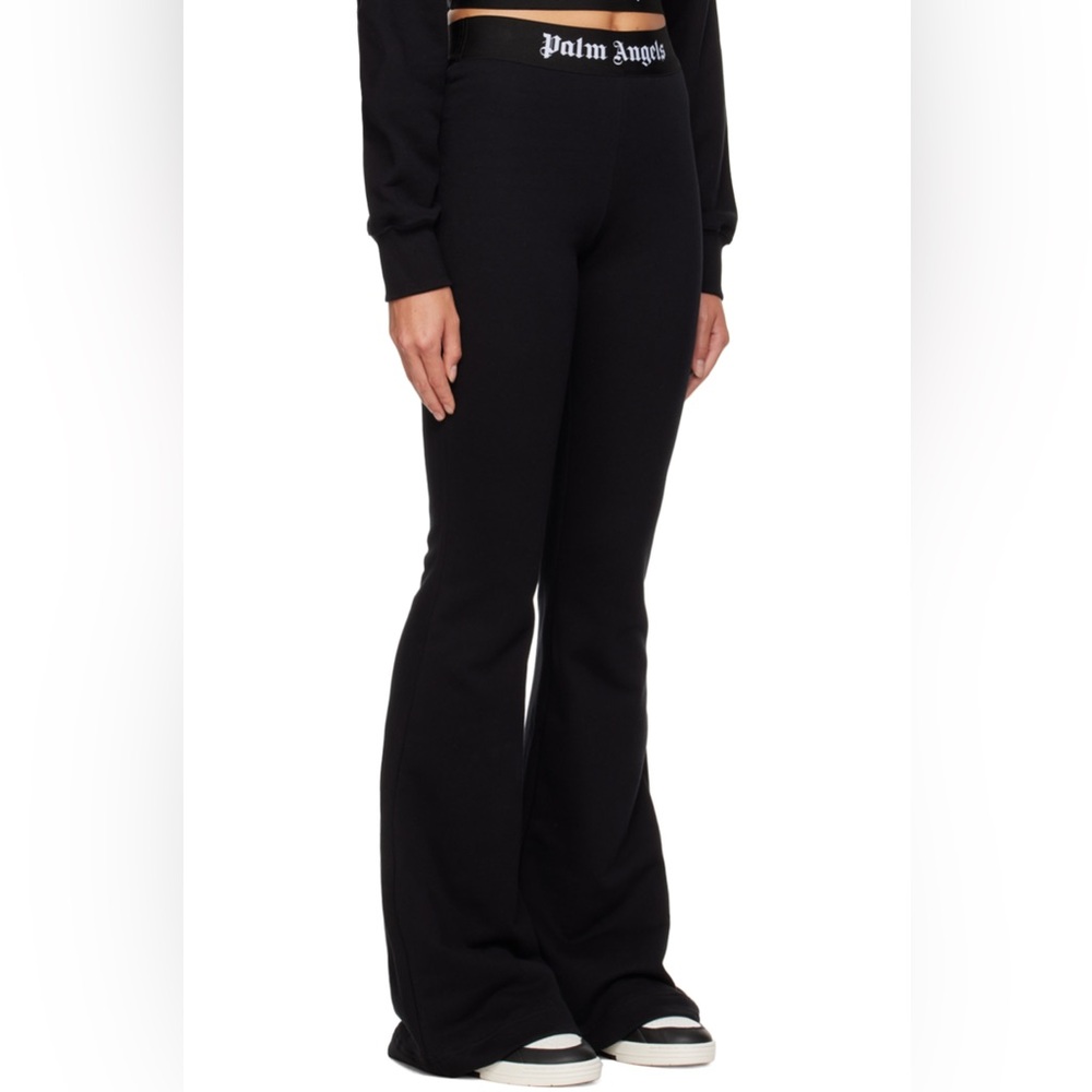 Palm Angels Black Flared Pants - Picture 3 of 6